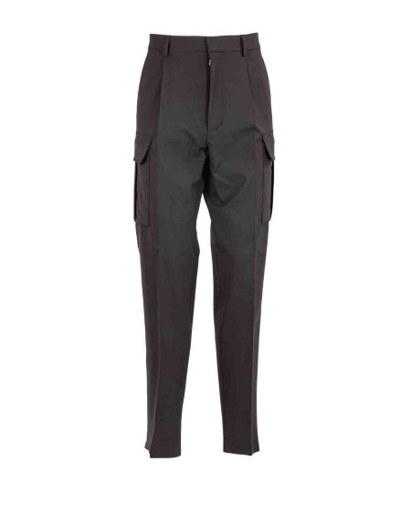Shop DSQUARED2  Pantalone: Dsquared pantaloni in lana stretch.
Pinces e piega stirata.
Vestibilità taperd.
Tasche sui fianchi.
Tasche a filetto sul retro.
Tasche cargo.
Composizione: 95% Lana 5% Elastan.
Fabbricato in Italia.. KB0792 S40320-900
